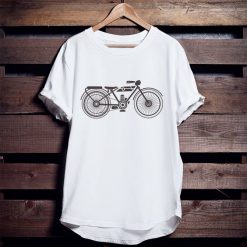 Retro Vintage Bike Tshirt FD14J0