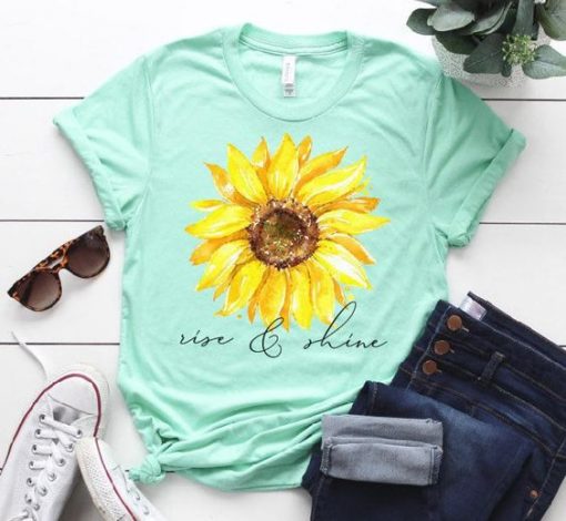 Rise and Shine Sunflower Tshirt FD13J0