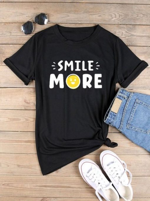 SMILE MORE T Shirt SR18J0