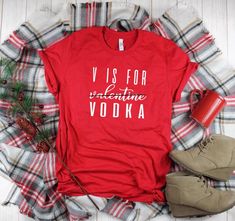 V is For Vodka Tshirt FD29J0