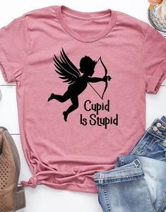 Valentine Cupid is Stupid Tshirt FD29J0