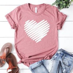 Valentine Heart T-shirt FD7J0