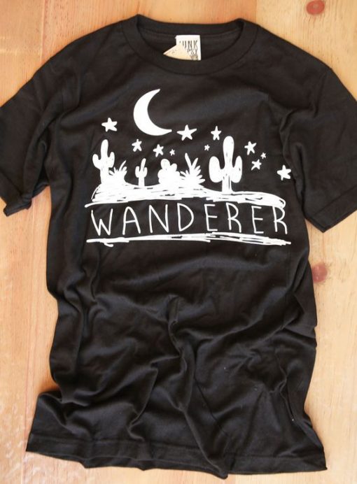 wanderer black tee Shirt FD13J0