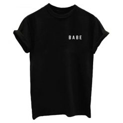 Babe Words Cotton T-Shirt MQ08J0