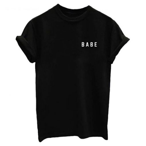 Babe Words Cotton T-Shirt MQ08J0