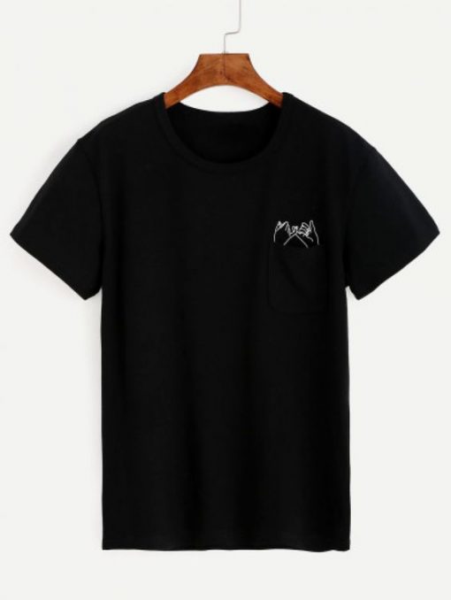 Black Pinky Swear T-Shirt MQ08J0