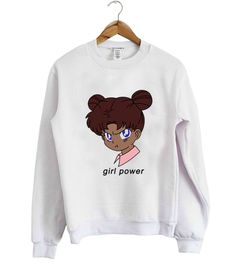 Girl Power Anime Sweatshirt EL6F0