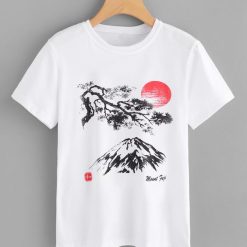 Graphic Print Tee shirt FD6F0