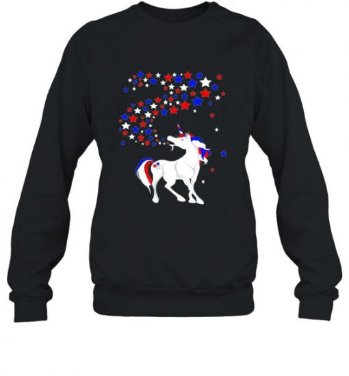 Patriotic Unicorn Sweatshirt EL6F0