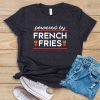 Powered By French Fries T Shirt SR2F0