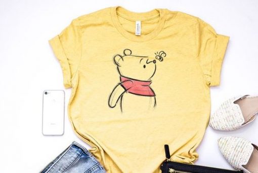 Winnie The Pooh Sketch T-Shirt FD26F0