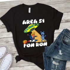Area 51 Fun Run Tshirt TY11M0