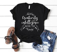 Creativity Is Intelligence Tshirt TY31M0