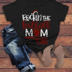 Football mom T Shirt SR29F0