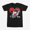 I Love You Heart T-Shirt YT18M0