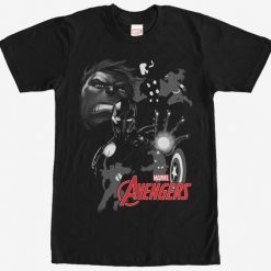 Marvel Avengers Grayscale T-Shirt YT18M0