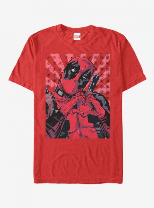 Marvel Deadpool Heart You T-Shirt YT18M0