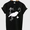 Bird Butterfly and Music Tshirt LE16A0
