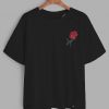 Black Rose Ripped T-Shirt ND18A0