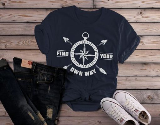 Find Your Own Way Tee Shirt YT8A0