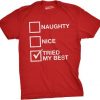 Naughty List Nice T-Shirt AF6A0