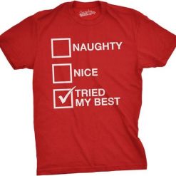 Naughty List Nice T-Shirt AF6A0