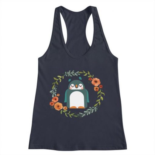 Floral Penguin Tanktop LE10AG0