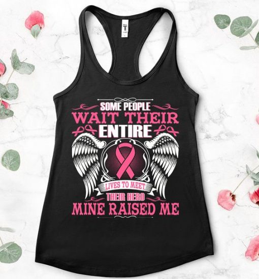 Hero Is a Breast Cancer Tanktop LE10AG0