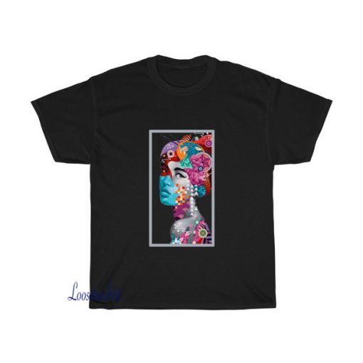 Girl illustration T-shirt FD4D0