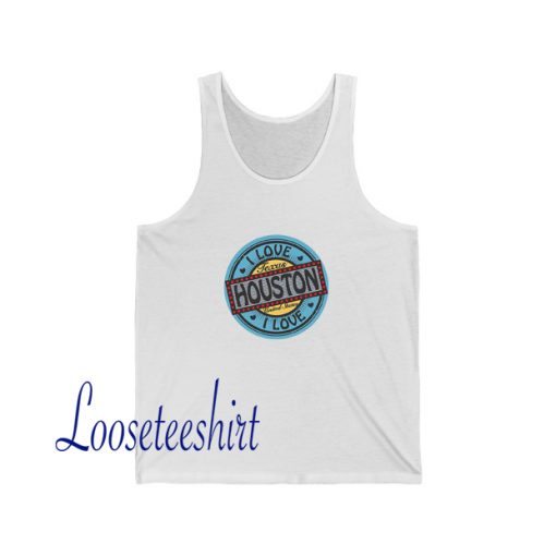 I Love Texas Houston Tanktop SR24D0