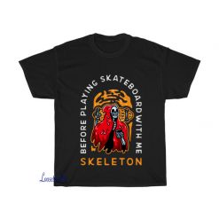 Skull With Skateboard Coffee T-Shirt AL28D0