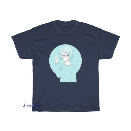 anime girl character T-shirt FD4D0