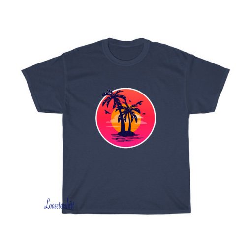 beach sunset T-shirt FD