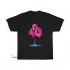 flamingo illustration T-shirt FD17D0