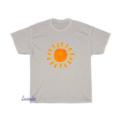 hand painted sun T-shirt FD