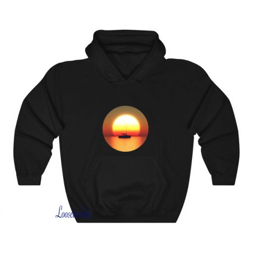 sunset sea Hoodie FD