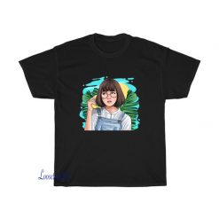 vector art girl T-shirt FD4D0