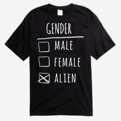 Gender Male Female Alien T-shirt SD5F1