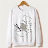 Japanese Ramen Noodles White Sweatshirt AL11F1