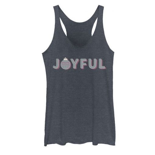 Joyful Typographic Tank Top FA22F1