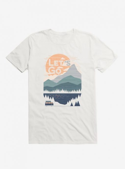 Let's Go Mountains T-Shirt DE19F1