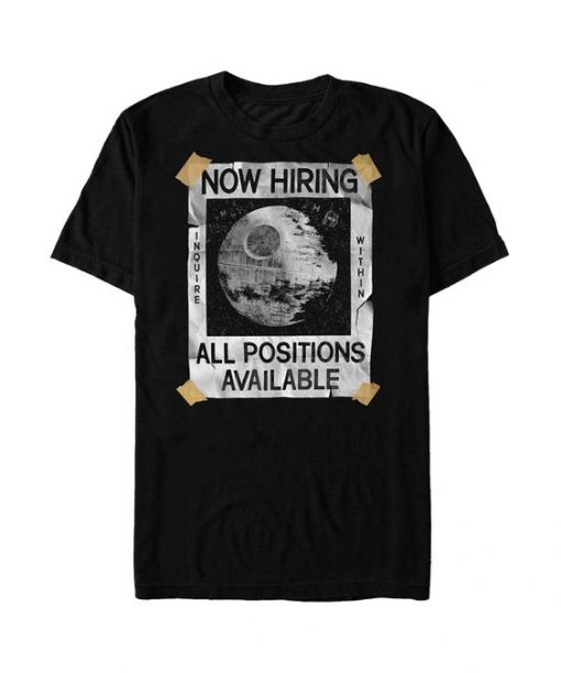 Now Hiring Poster T-shirt SD9F1