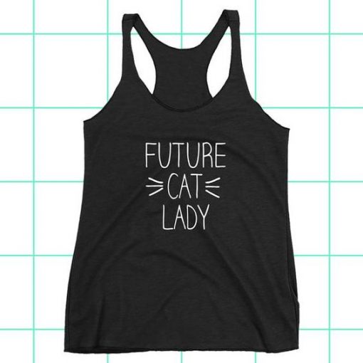 Future Cat Lady Tank Top DK2MA1