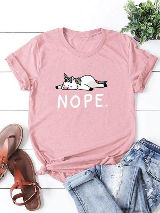 Nope Unicorn T-Shirt SR15MA1