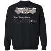 Rule The Road Personalized Sweatshirt AL26MA1