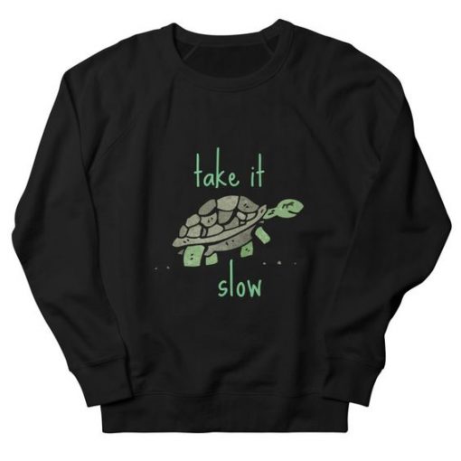 Take it Slow Cute Turtle Sweatshirt FA16MA1
