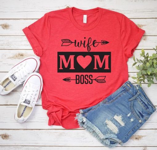 Wife Mom T-Shirt SR15MA1
