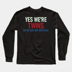 Yes We're Twins Sweatshirt PU30MA1