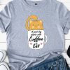Coffee And Cat T-Shirt EL22A1