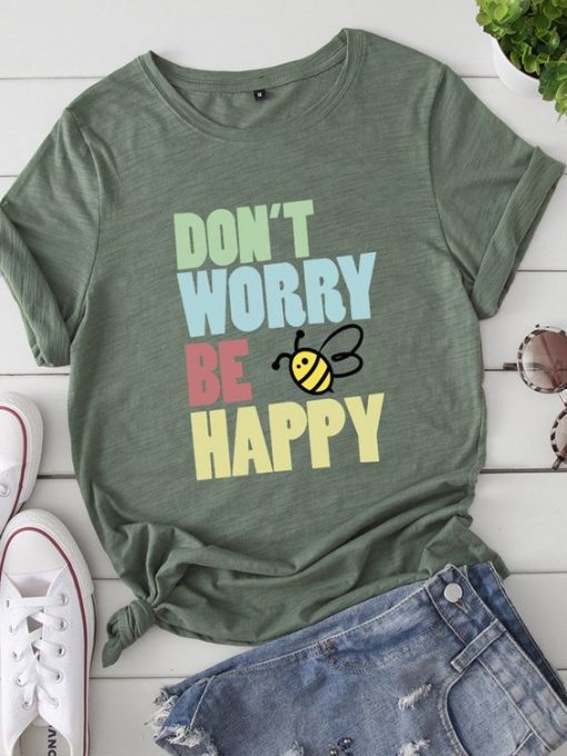 Dont Worry Be Happy T-Shirt EL22A1